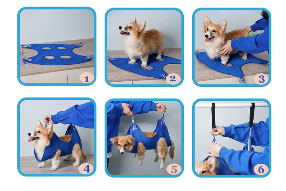 PawsitivePets™-Pet Grooming Restraint Bag with Hammock