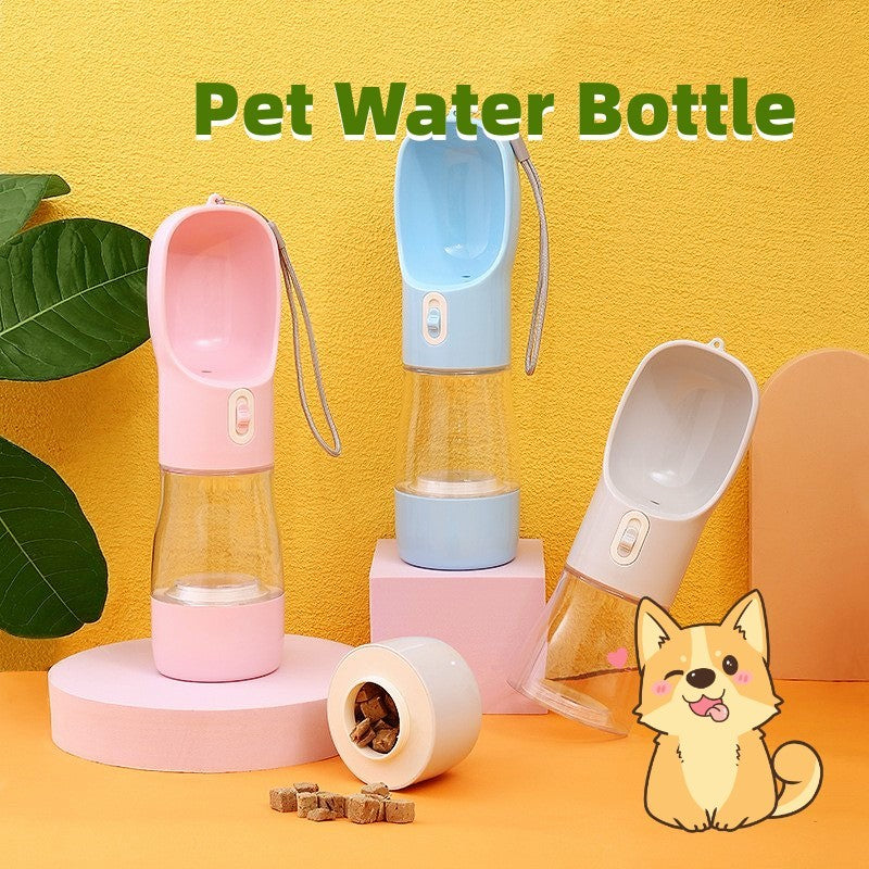 PawsitivePets™ Portable Pet Water Bottle & Feeder – Leak-Proof Travel Cup (458ml)